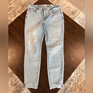 Good American Women's Skinny Jeans in Light Blue